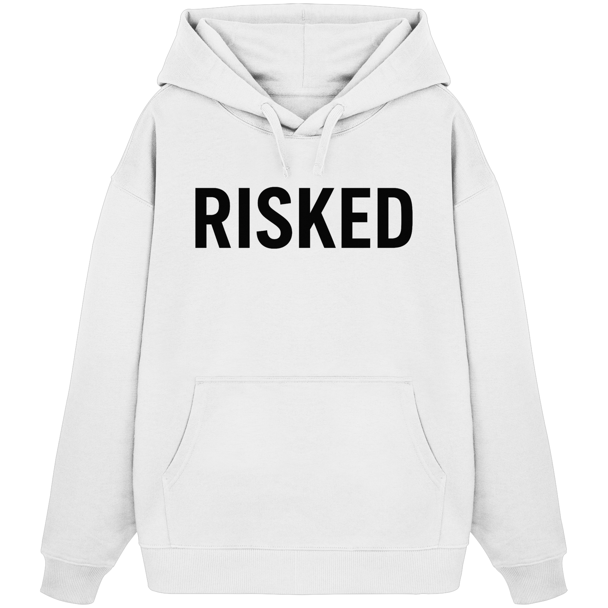 Oversized Hoodie "RISKED" - Organic Oversize Hoodie